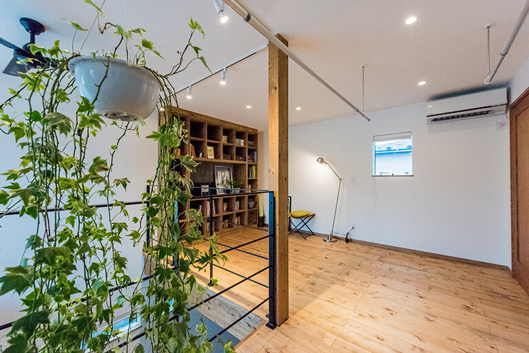 植物・グリーンがいたるところにアクセントになる家|秋田市 住宅 施工事例 ブルックで建てたお客様の暮らし方